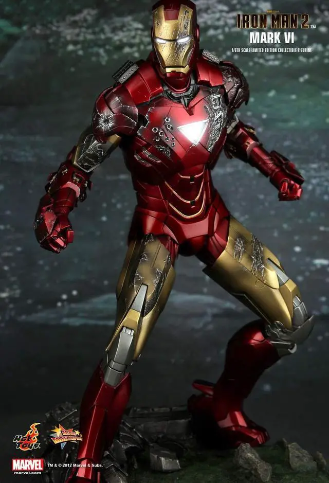 Alt view image 3 of 5 - Figure Hot Toys MMS132 - Marvel Comics - Iron Man 2 - Iron Man Mark 6