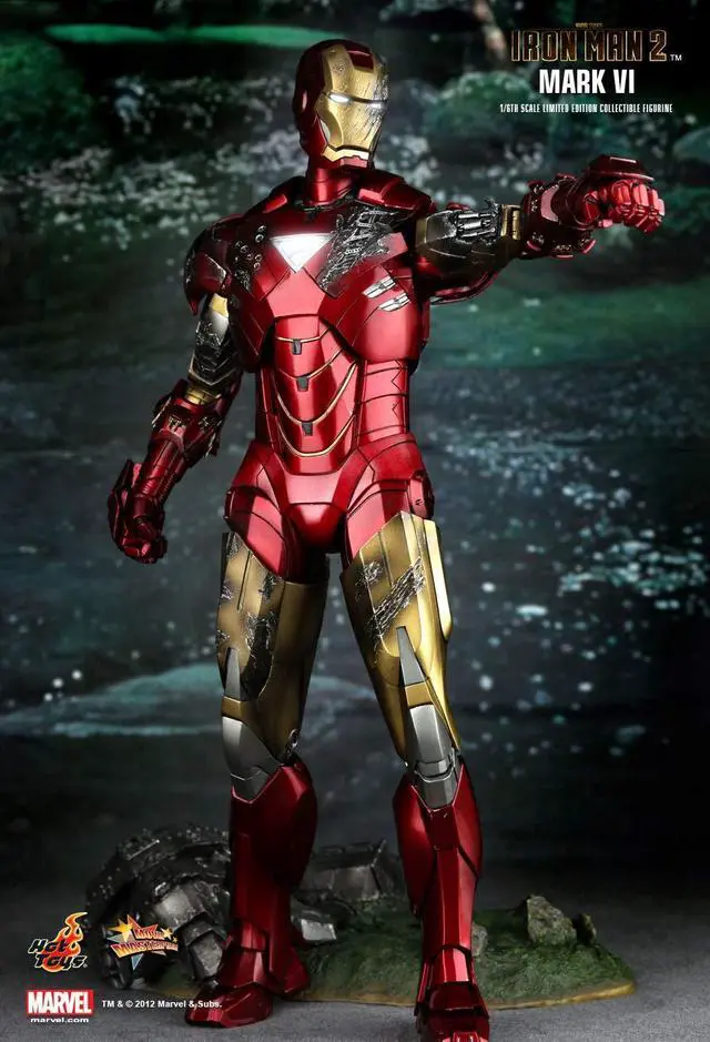 Alt view image 4 of 5 - Figure Hot Toys MMS132 - Marvel Comics - Iron Man 2 - Iron Man Mark 6