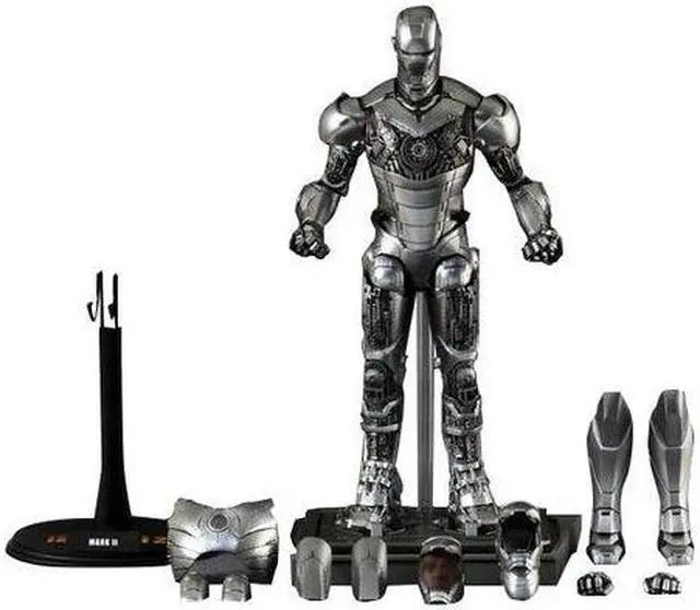 Alt view image 6 of 10 - Iron Man Mark II Armor Unleashed Version 1:6 Scale Figure By Hot Toys