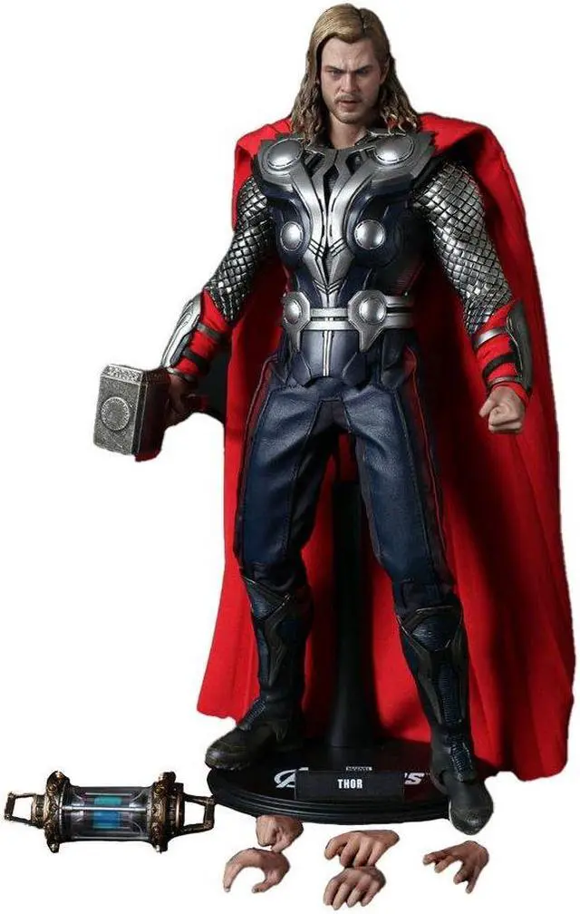 Alt view image 4 of 8 - Thor The Avengers Movie Masterpiece One Sixth Hot Toys Action Figure