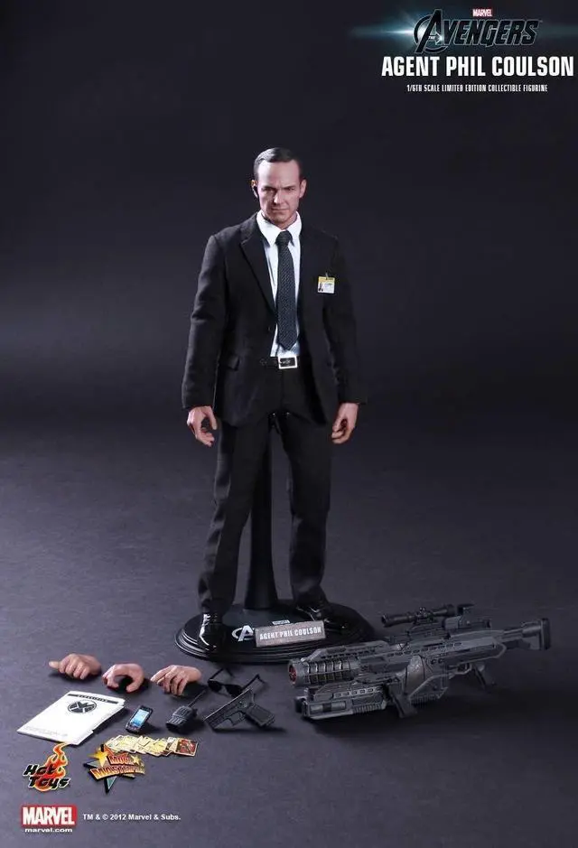 Alt view image 2 of 5 - Figure Hot Toys MMS189 - Marvel Comics - The Avengers - Agent Phil Coulson