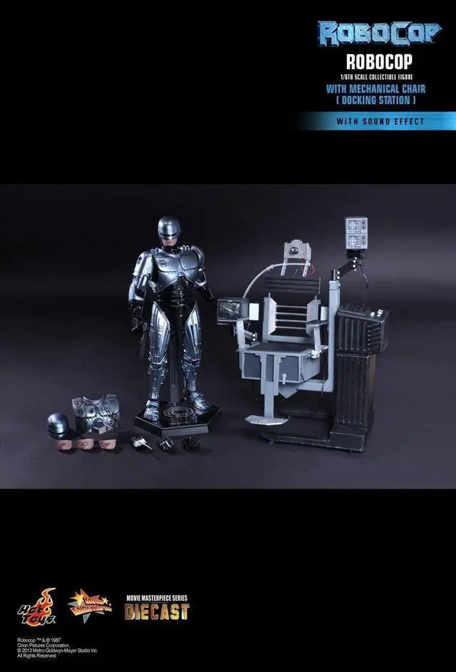 Alt view image 7 of 10 - RoboCop 1:6 Movie Masterpiece Figure with Docking Station