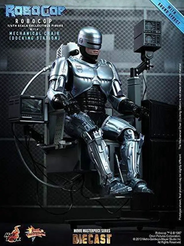 Alt view image 8 of 10 - RoboCop 1:6 Movie Masterpiece Figure with Docking Station