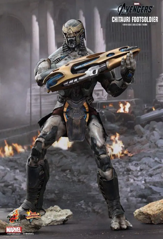 Alt view image 3 of 5 - Figure Hot Toys MMS226 - Marvel Comics - The Avengers - Chitauri Footsoldier