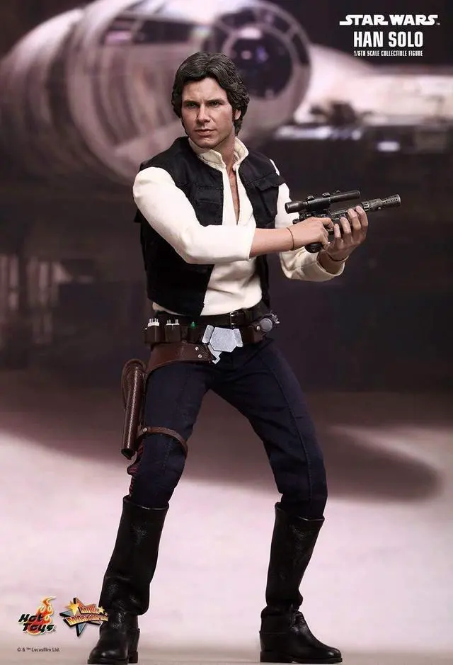 Alt view image 4 of 5 - Figure Hot Toys MMS261 - Star Wars 4 : A New Hope - Han Solo Deluxe Version