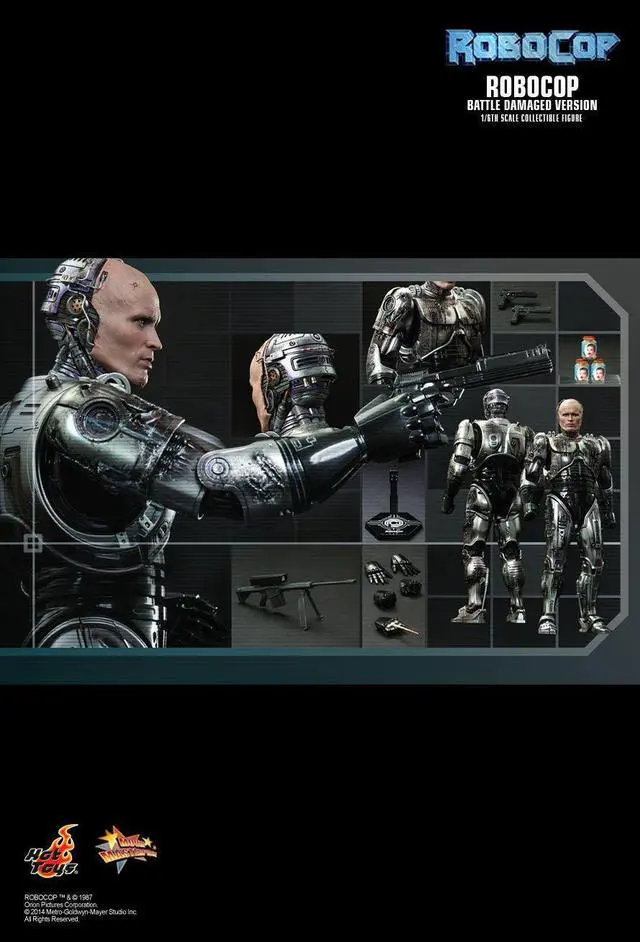 Alt view image 2 of 5 - Figure Hot Toys MMS265 - Robocop - Robocop Battle Damaged Version