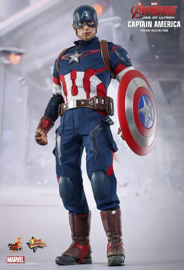 Alt view image 3 of 5 - Figure Hot Toys MMS281 - Marvel Comics - Avengers : Age Of Ultron - Captain America