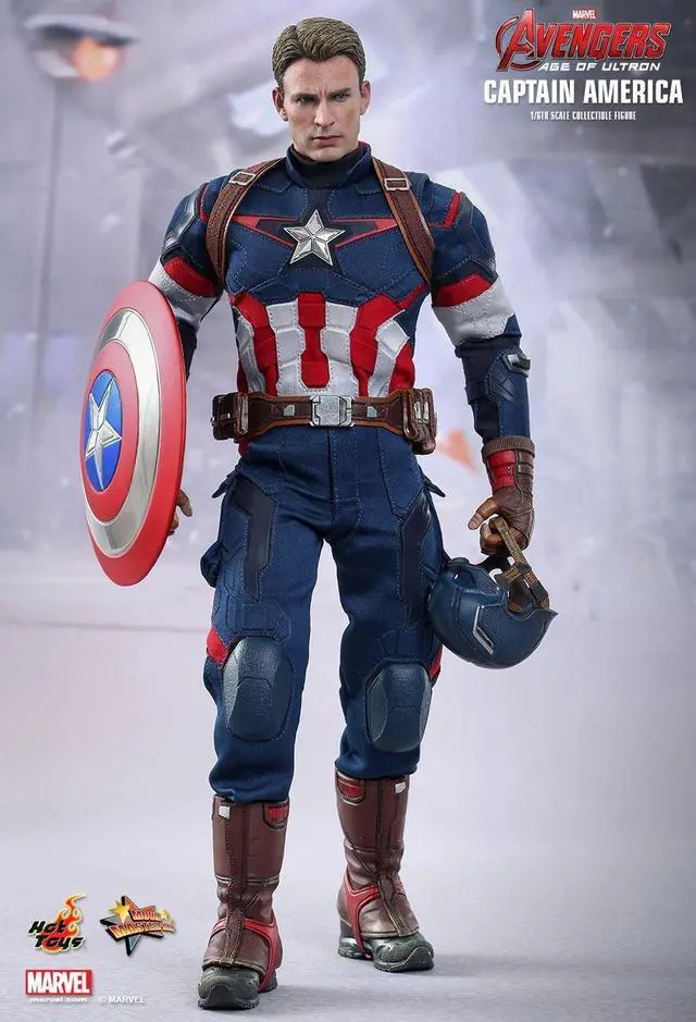 Alt view image 4 of 5 - Figure Hot Toys MMS281 - Marvel Comics - Avengers : Age Of Ultron - Captain America