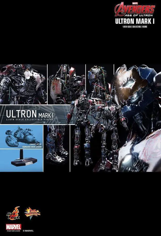 Alt view image 2 of 5 - Figure Hot Toys MMS292 - Marvel Comics - Avengers : Age Of Ultron - Ultron Mark 1