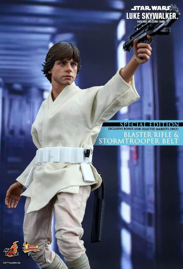 Alt view image 4 of 5 - Figure Hot Toys MMS297 - Star Wars 4 : A New Hope - Luke Skywalker Deluxe Version