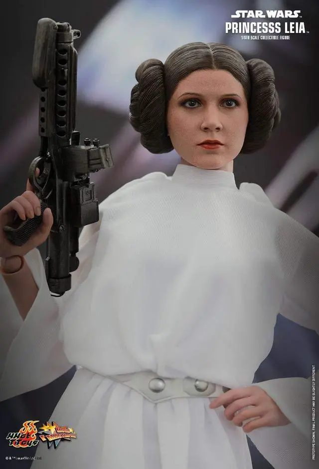 Alt view image 5 of 6 - star wars ht902490 hot toys princess leia 1/6 scale collectible figure