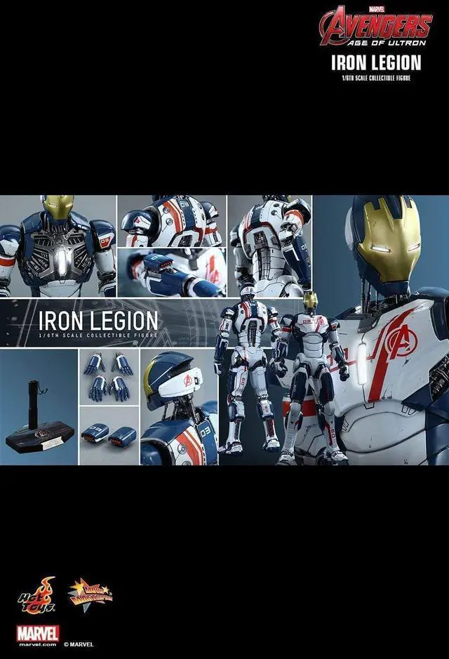 Alt view image 2 of 5 - Figure Hot Toys MMS299 - Marvel Comics - Avengers : Age Of Ultron - Iron Legion