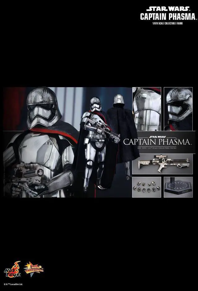 Alt view image 7 of 10 - Star Wars Captain Phasma 1:6 Scale Collectible Figure