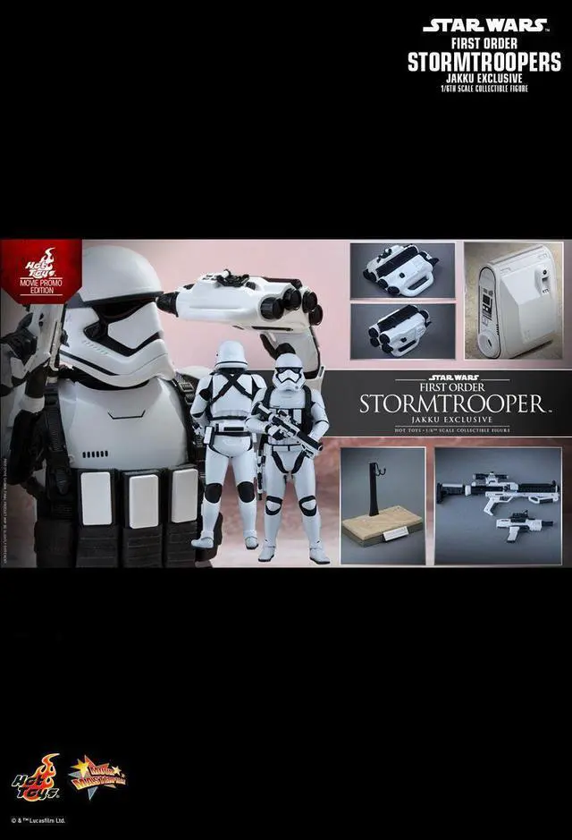 Alt view image 3 of 5 - Hot Toys Star Wars First Order Stormtrooper Jakku Exclusive 1/6 Scale Figure