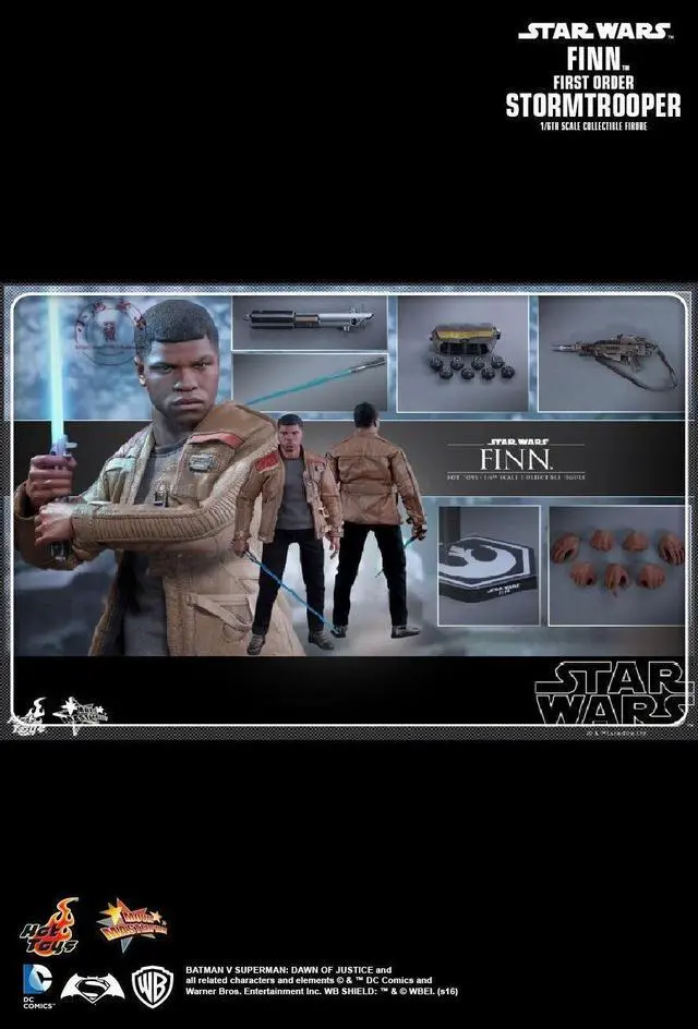 Alt view image 2 of 5 - Figure Hot Toys MMS345 - Star Wars : The Force Awakens - Finn