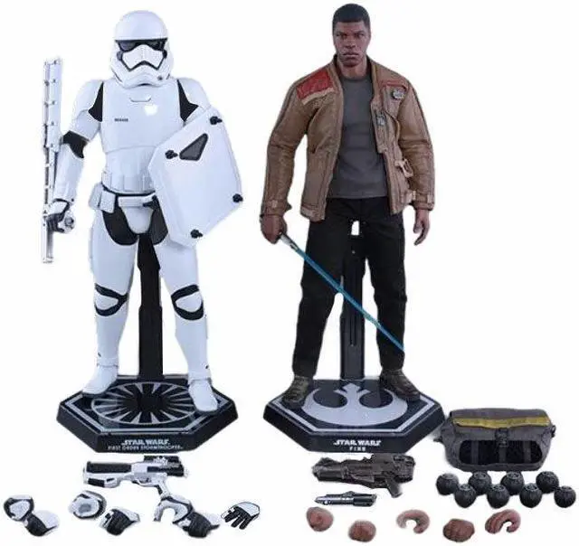 Alt view image 2 of 6 - star wars the force awakens finn and first order riot control stormtrooper 1/6 collectible figure hot toys