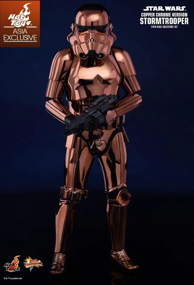 Alt view image 4 of 5 - Figure Hot Toys MMS330 - Star Wars - Stormtrooper Copper Chrome Version