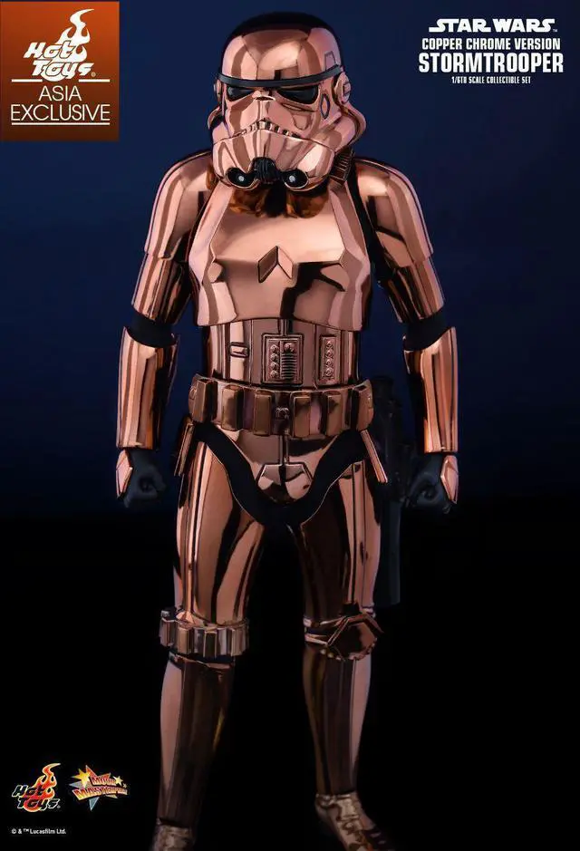 Alt view image 3 of 5 - Figure Hot Toys MMS330 - Star Wars - Stormtrooper Copper Chrome Version