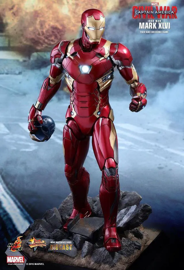 Alt view image 3 of 5 - Figure Hot Toys MMS353D16 - Marvel Comics - Captain America : Civil War - Iron Man Mark 46