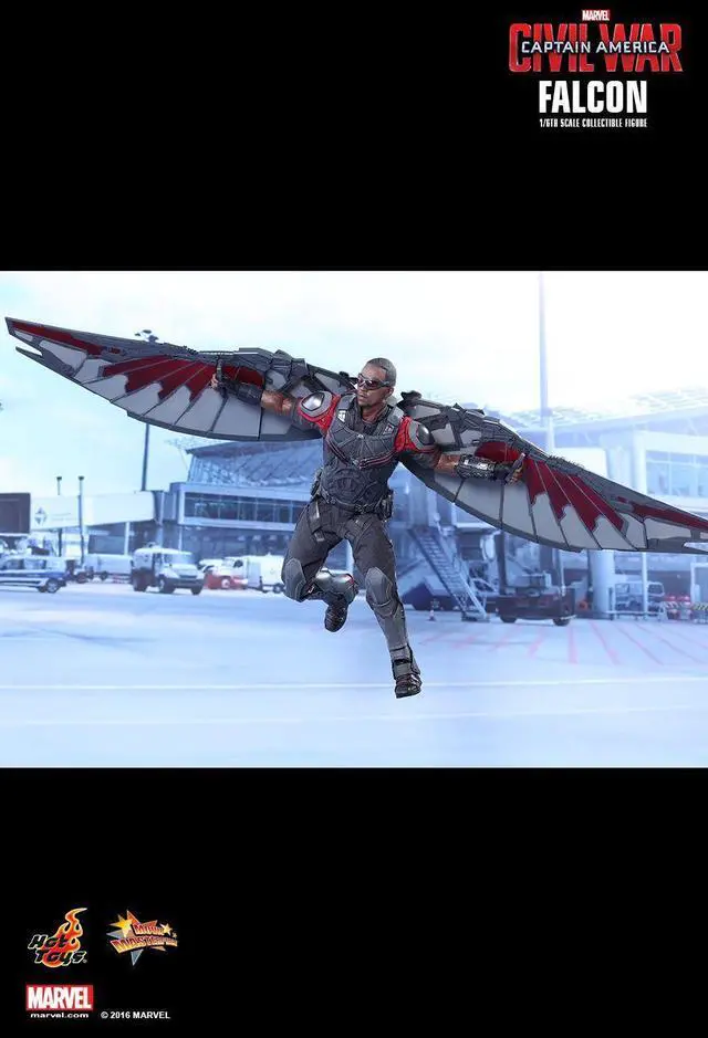 Alt view image 4 of 5 - Figure Hot Toys MMS361 - Marvel Comics - Captain America : Civil War - Falcon