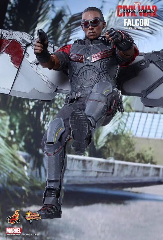 Alt view image 3 of 5 - Figure Hot Toys MMS361 - Marvel Comics - Captain America : Civil War - Falcon