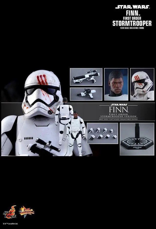 Alt view image 2 of 5 - Figure Hot Toys MMS367 - Star Wars : The Force Awakens - Finn First Order Stormtrooper Version