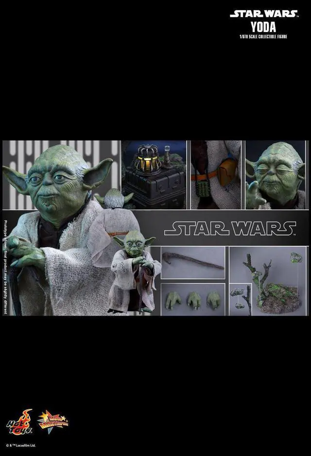 Alt view image 2 of 5 - Figure Hot Toys MMS369 - Star Wars 5 : The Empire Strikes Back - Yoda