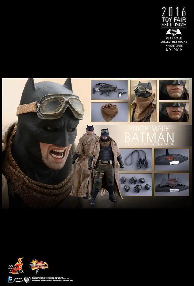 Alt view image 2 of 5 - Figure Hot Toys MMS372 - DC Comics - Batman V Superman : Dawn Of Justice - Knightmare Batman