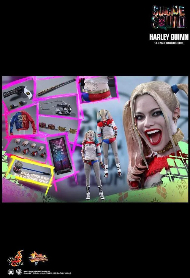Alt view image 2 of 5 - Figure Hot Toys MMS383 - DC Comics - Suicide Squad - Harley Quinn Deluxe Version