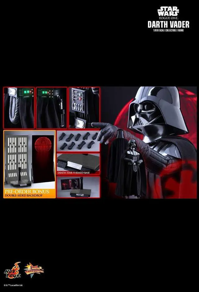 Alt view image 2 of 5 - Figure Hot Toys MMS388 - Rogue One : A Star Wars Story - Darth Vader