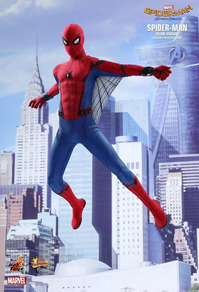 Alt view image 3 of 5 - Figure Hot Toys MMS426 - Marvel Comics - Spider-Man : Homecoming - Spider-Man Deluxe Version