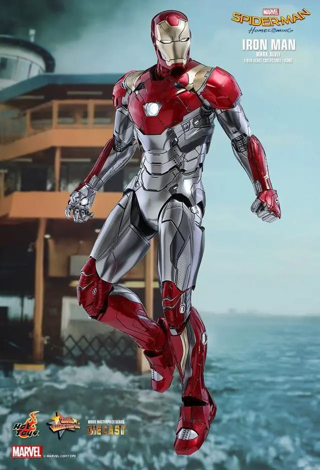 Alt view image 3 of 5 - Figure Hot Toys MMS427D19 - Marvel Comics - Spider-man : Homecoming - Iron Man Mark 47
