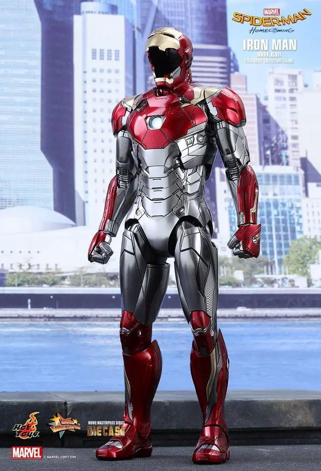 Alt view image 4 of 5 - Figure Hot Toys MMS427D19 - Marvel Comics - Spider-man : Homecoming - Iron Man Mark 47