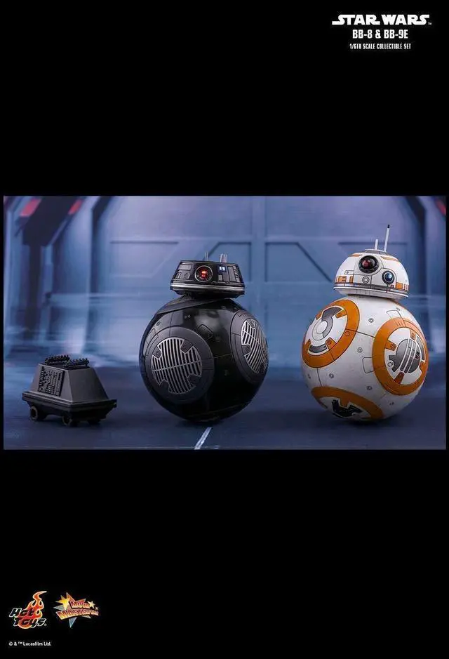 Alt view image 3 of 5 - Figure Hot Toys MMS442 - Star Wars : The Last Jedi BB-8 & BB-9E