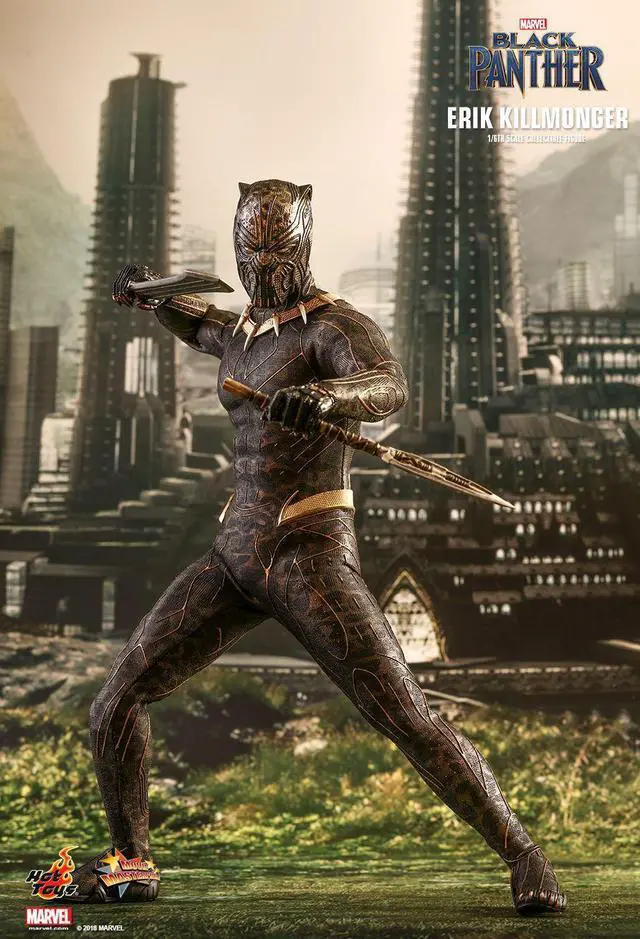 Alt view image 3 of 5 - Figure Hot Toys MMS471 - Marvel Comics - Black Panther - Erik Killmonger