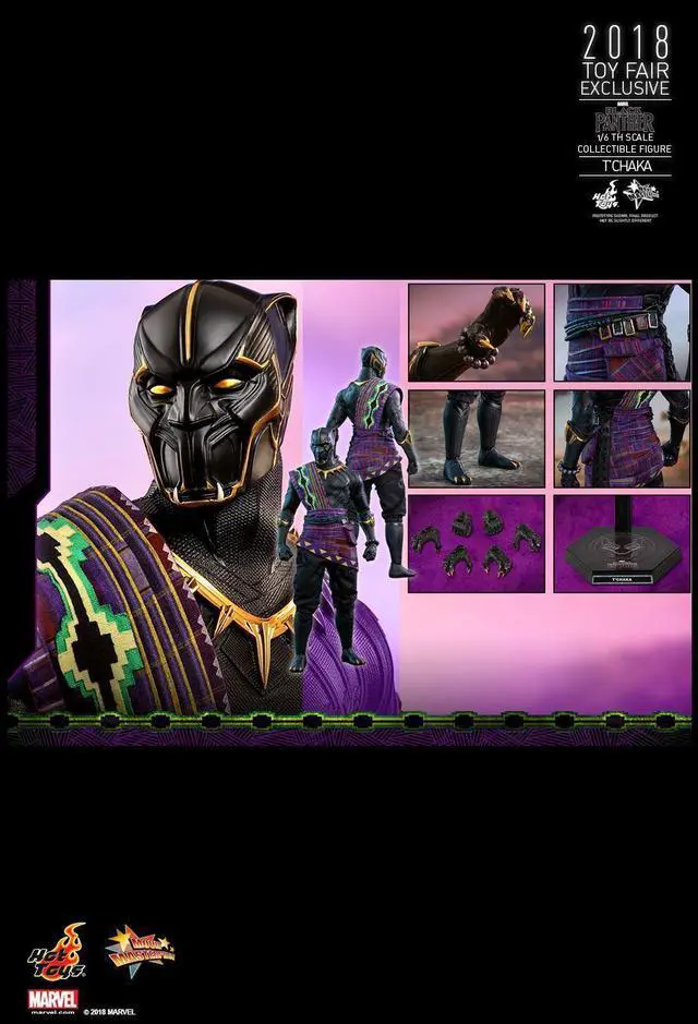 Alt view image 2 of 5 - Figure Hot Toys MMS487 - Marvel Comics - Black Panther - T'Chaka