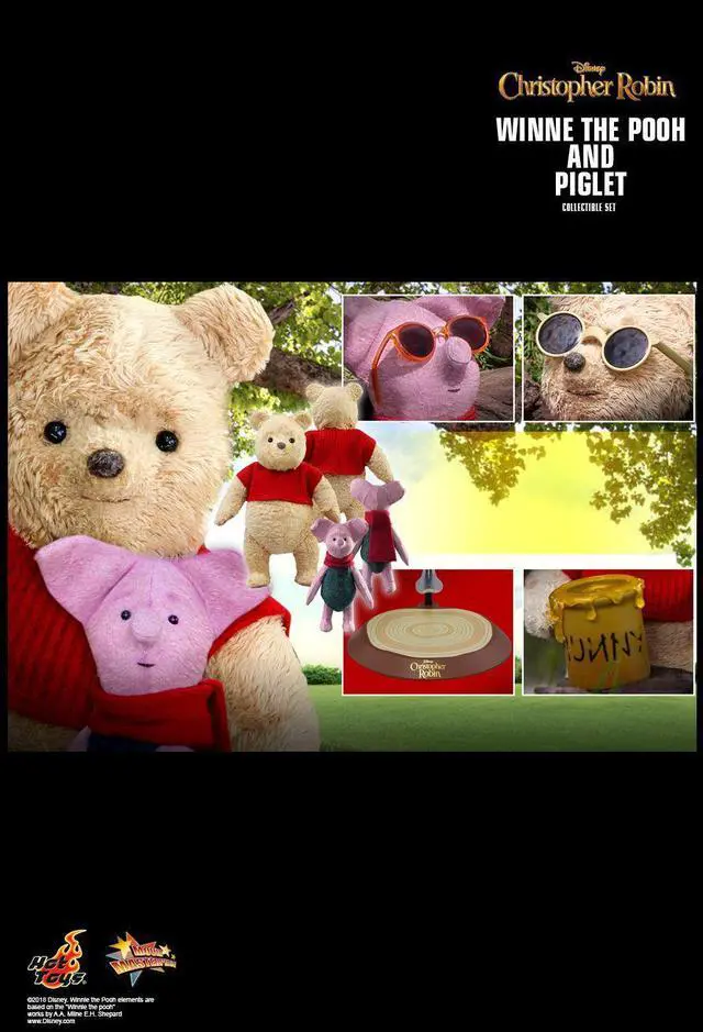 Alt view image 2 of 5 - Figure Hot Toys MMS503 - Christopher Robin - Winnie The Pooh And Piglet