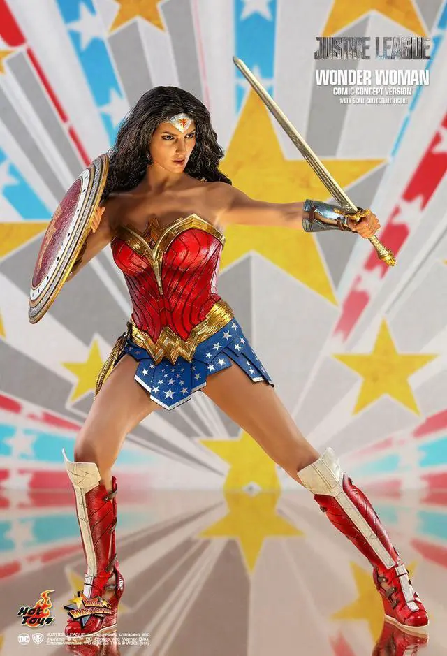 Alt view image 4 of 5 - Figure Hot Toys MMS506 - Justice League - Wonder Woman Comic concept Version