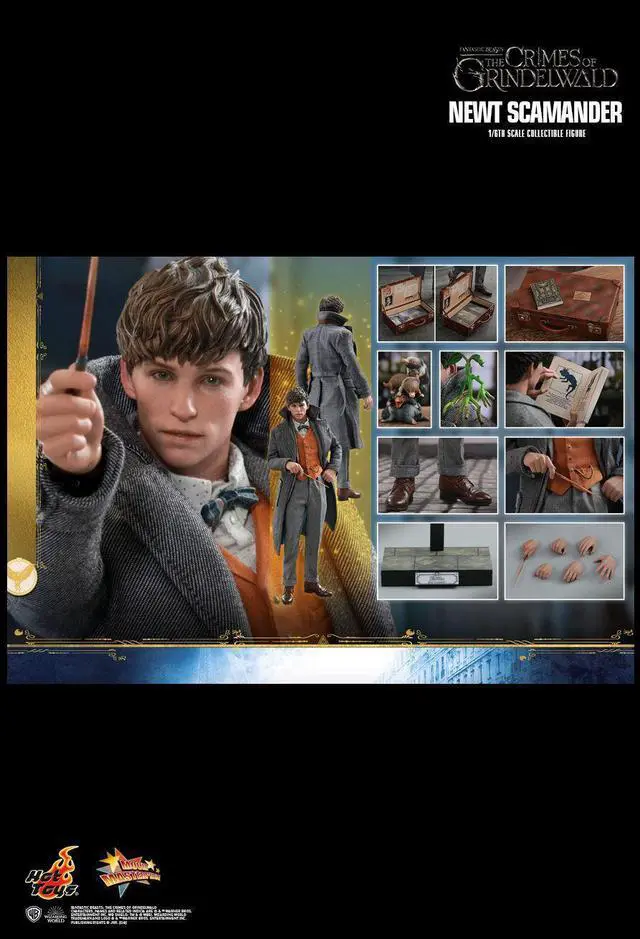 Alt view image 2 of 5 - Figure Hot Toys MMS512 - Fantastic Beasts : The Crimes Of Grindelwald - Newt Scamander Standard Version