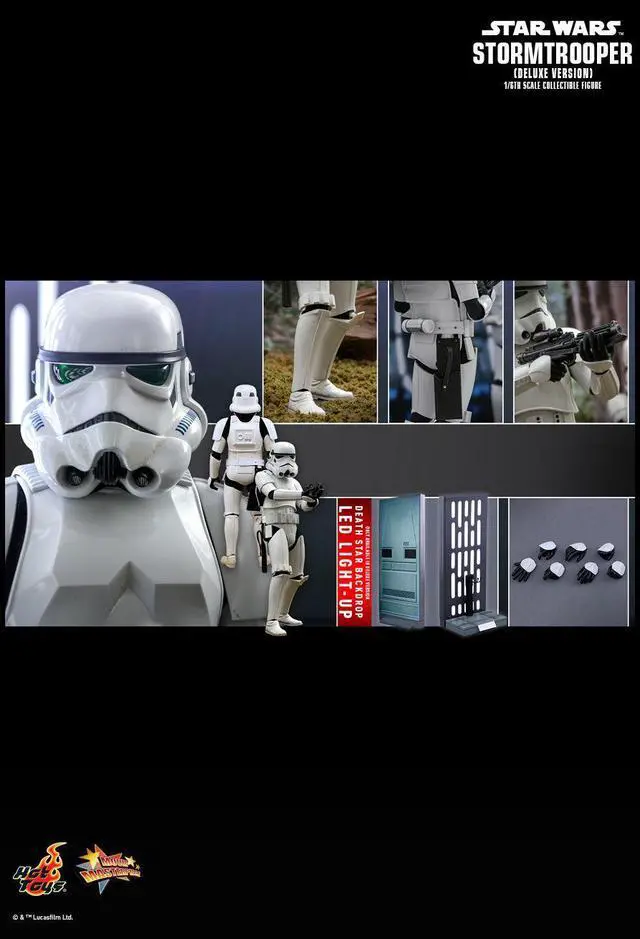 Alt view image 2 of 5 - Figure Hot Toys MMS515 - Star Wars - Stormtrooper Deluxe Version