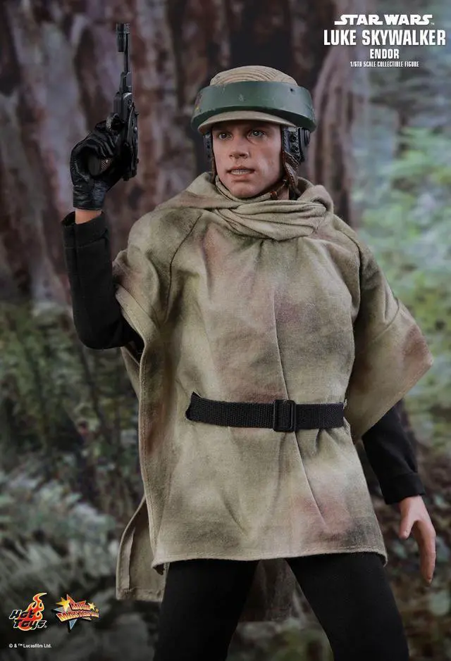 Alt view image 4 of 5 - Figure Hot Toys MMS516 - Star Wars 6 : Return Of The Jedi - Luke Skywalker Endor Suit  Version