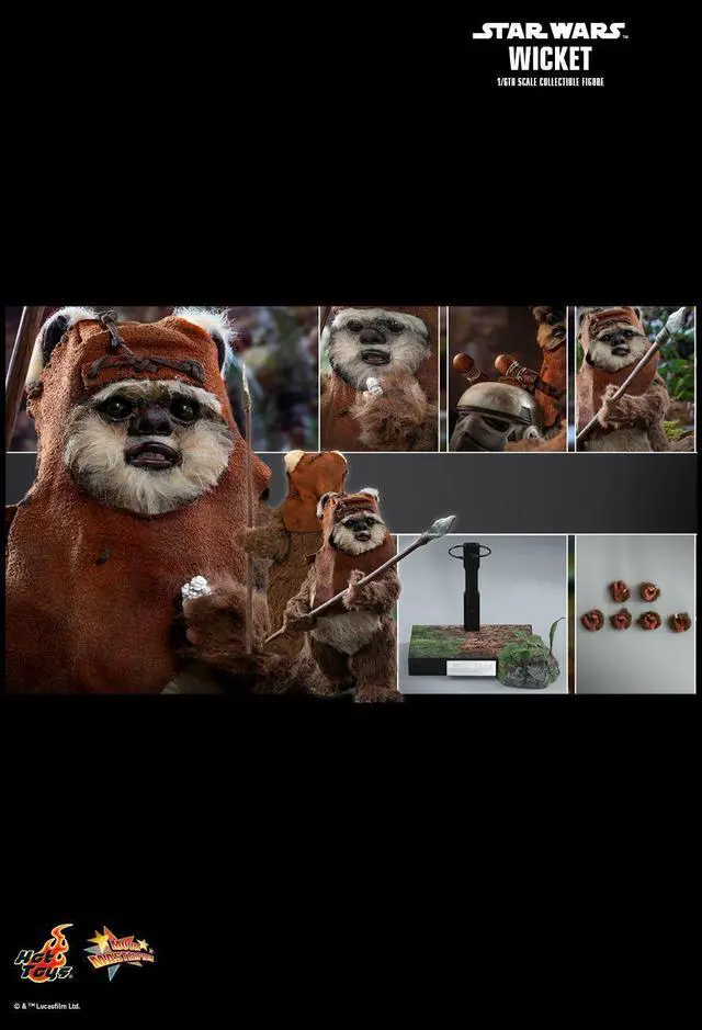Alt view image 2 of 5 - Figure Hot Toys MMS550 - Star Wars : Return Of The Jedi - Wicket