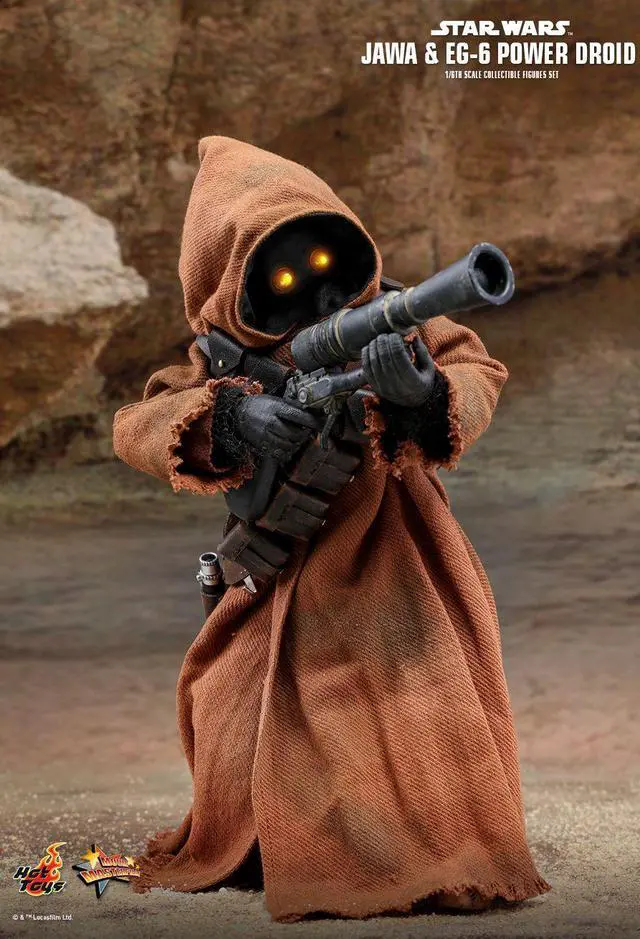 Alt view image 3 of 5 - Figure Hot Toys MMS554 - Star Wars : Episode IV A New Hope - Jawa & EG-6 Power Droid