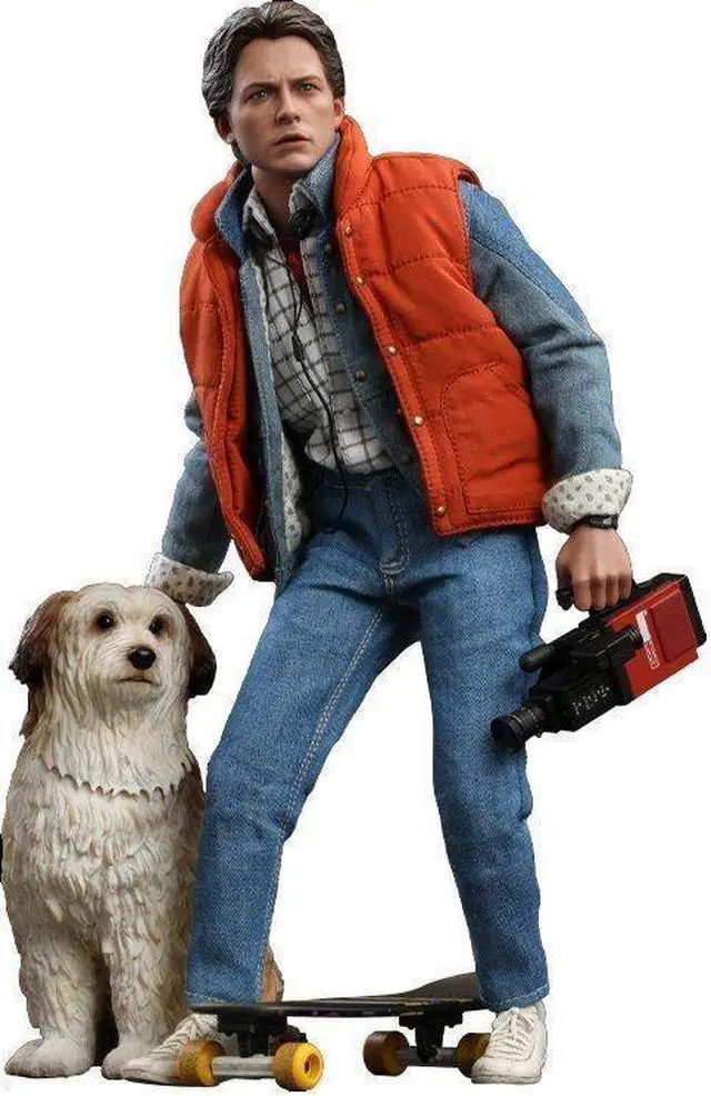 Main image of Figure Hot Toys MMS573 -  Back To The Future - Marty Mcfly & Einstein