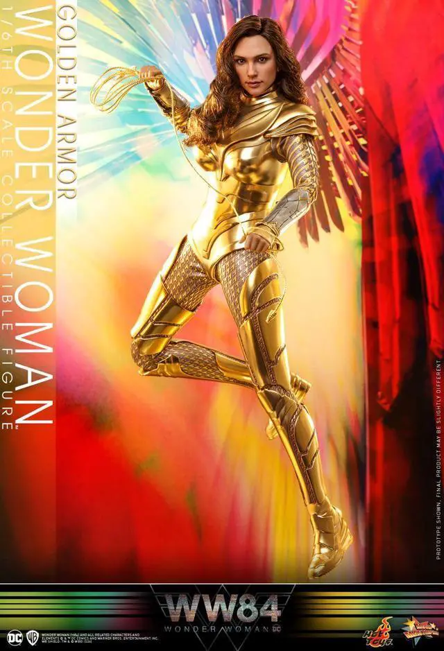 Alt view image 3 of 5 - Figure Hot Toys MMS577 - DC Comics - Wonder Woman 1984 - Golden Armor Wonder Woman Standard Version