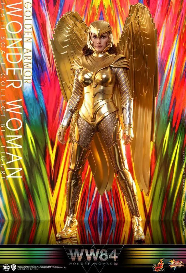 Alt view image 4 of 5 - Figure Hot Toys MMS577 - DC Comics - Wonder Woman 1984 - Golden Armor Wonder Woman Standard Version