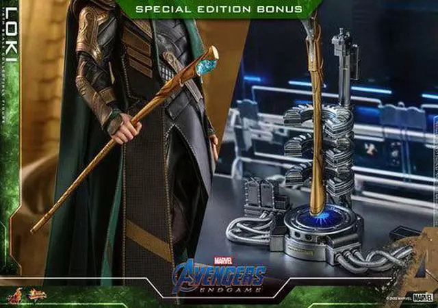 Alt view image 3 of 5 - Figure Hot Toys MMS579B - Marvel Comics - Avengers 4 : Endgame - Loki
