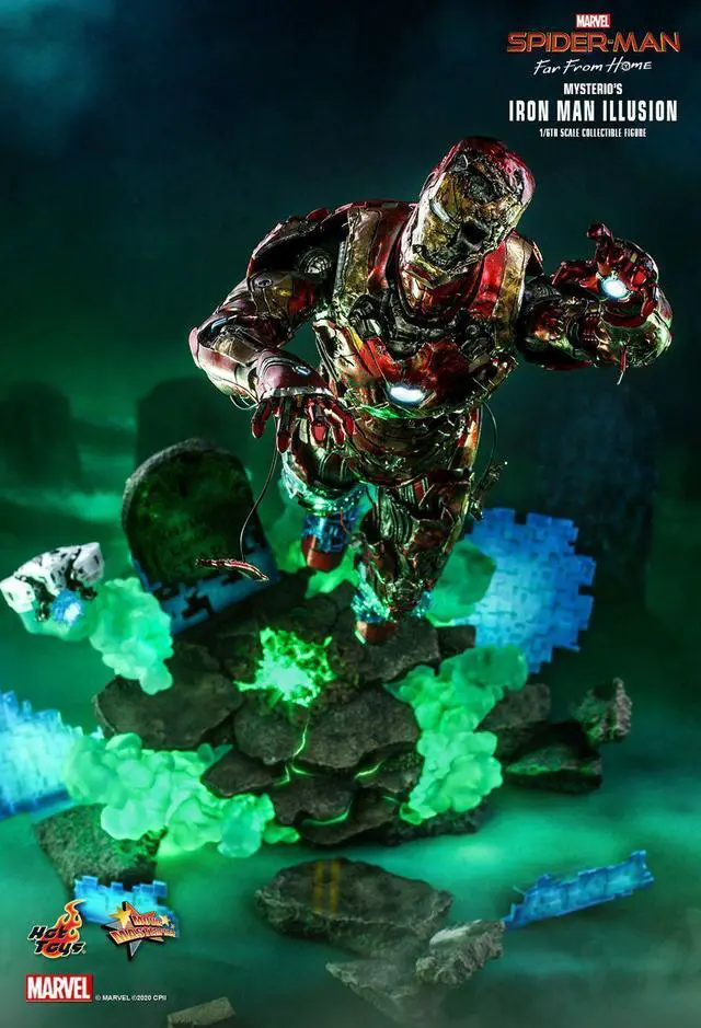 Alt view image 4 of 5 - Figure Hot Toys MMS580 - Marvel Comics - Spider-Man : Far From Home - Mysterio's Iron Man Illusion