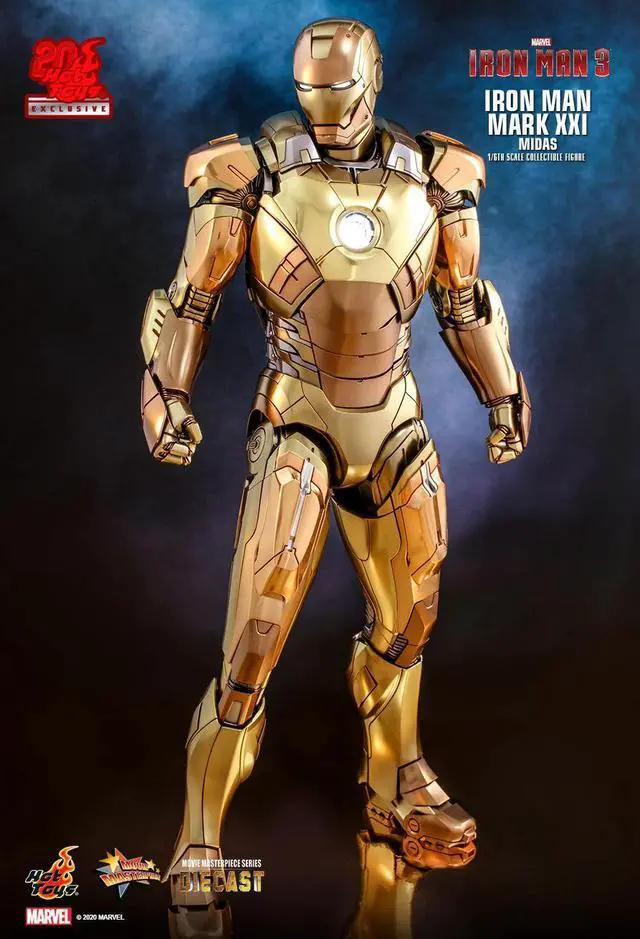Alt view image 4 of 5 - Figure Hot Toys MMS586 - Marvel Comics - Iron Man 3 - Iron Man Mark XXI Midas