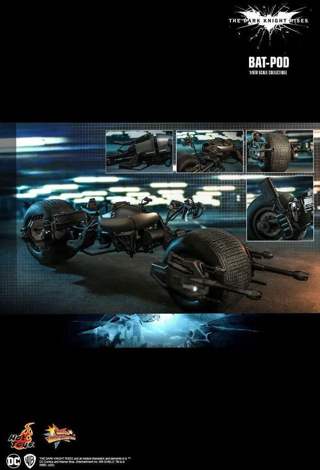 Alt view image 2 of 5 - Figure Hot Toys MMS591 - DC Comics - The Dark Knight Rises - Bat-Pod